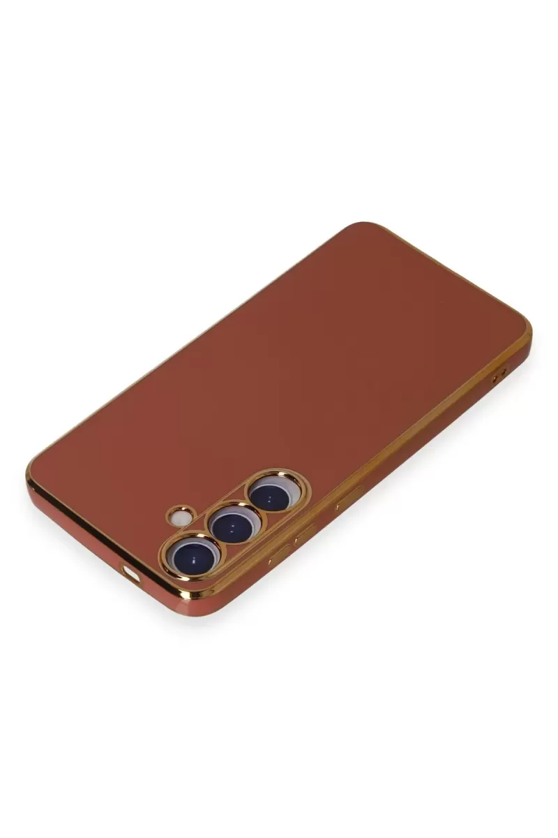Newface Samsung Galaxy S24 Plus Kılıf Volet Silikon - Kırmızı