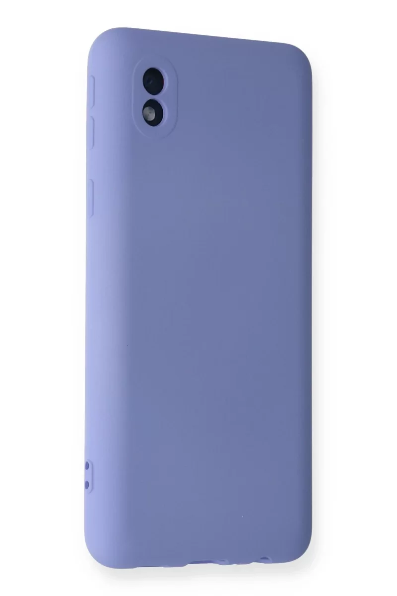 Newface Samsung Galaxy A01 Core Kılıf Nano içi Kadife Silikon - Lila