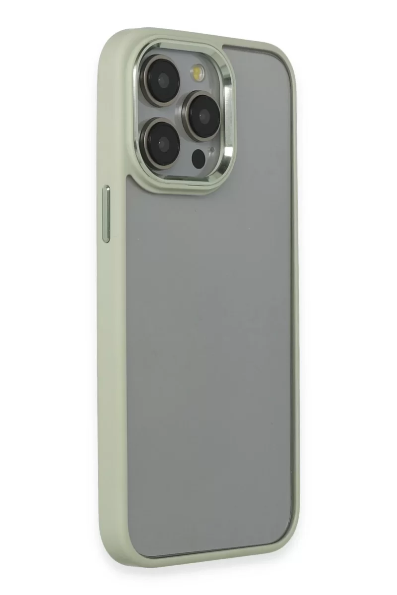 Newface Apple iPhone 14 Pro Max Kılıf Power Silikon - Yeşil