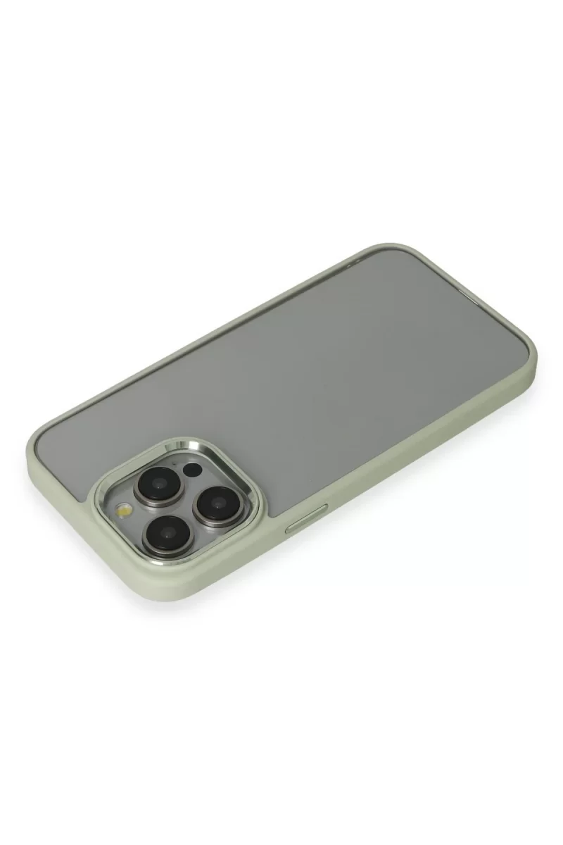 Newface Apple iPhone 14 Pro Max Kılıf Power Silikon - Yeşil