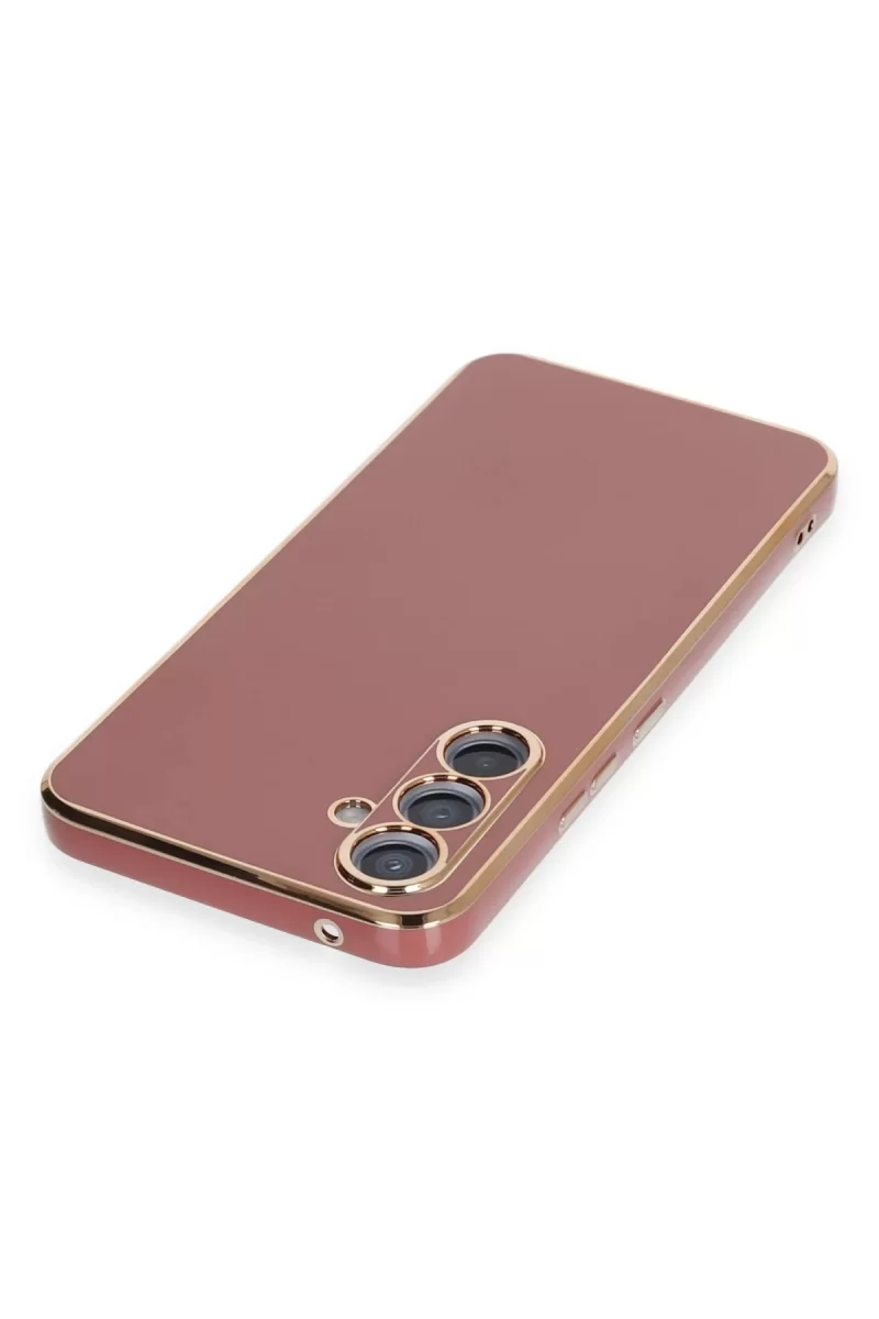 Newface Samsung Galaxy A54 5G Kılıf Volet Silikon - Kırmızı