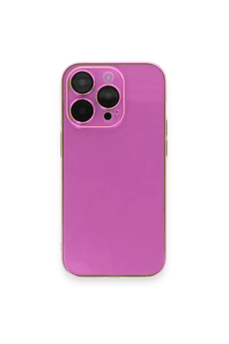 Newface Apple iPhone 13 Pro Max Kılıf Armada Lensli Kapak - Pembe