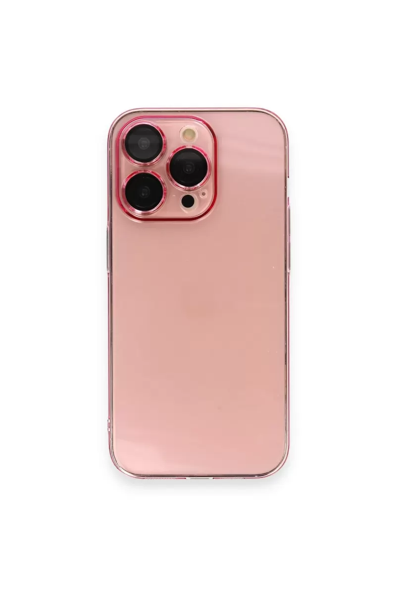 Newface Apple iPhone 13 Pro Kılıf Armada Lensli Kapak - Rose Gold