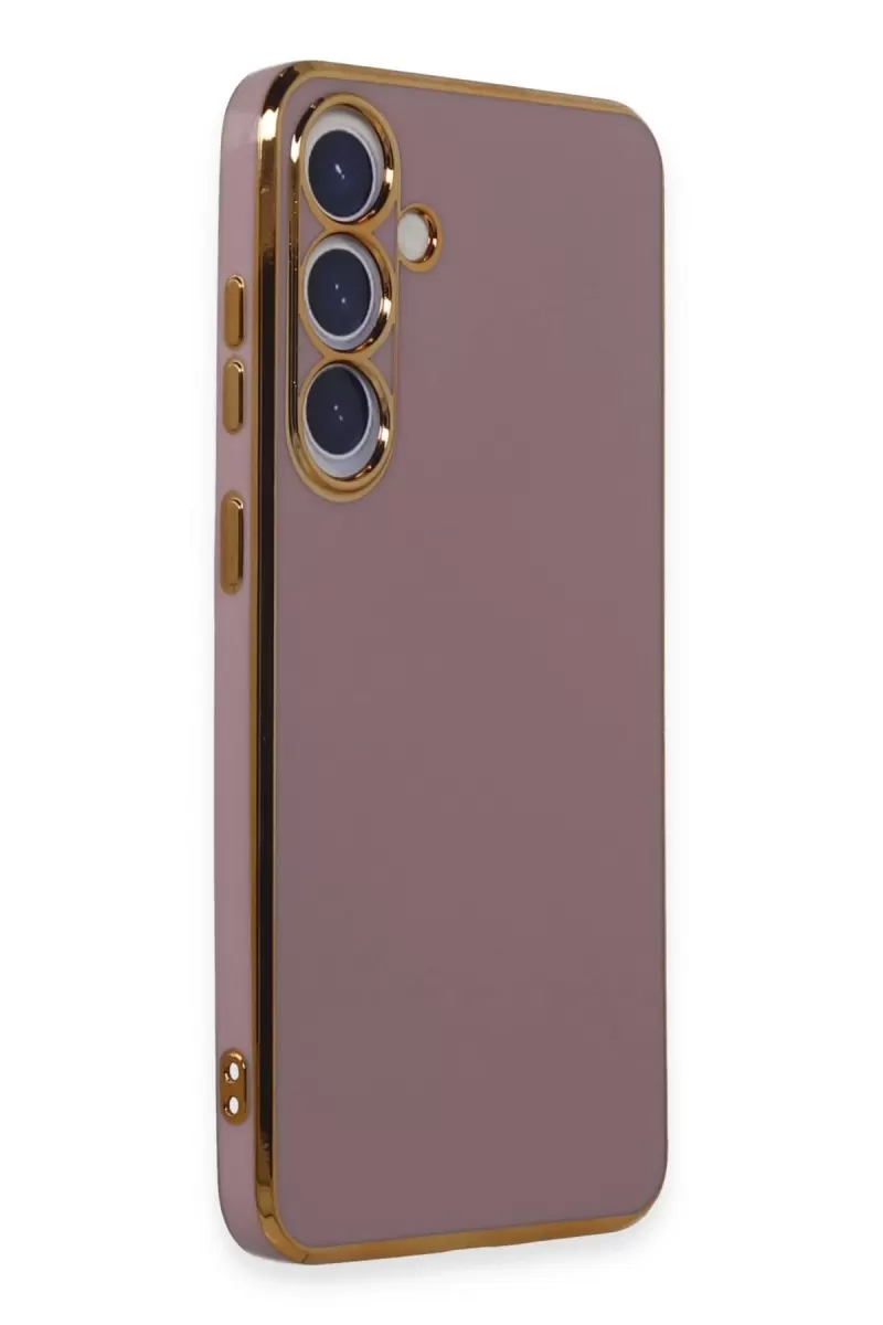 Newface Samsung Galaxy S24 Plus Kılıf Volet Silikon - Mor