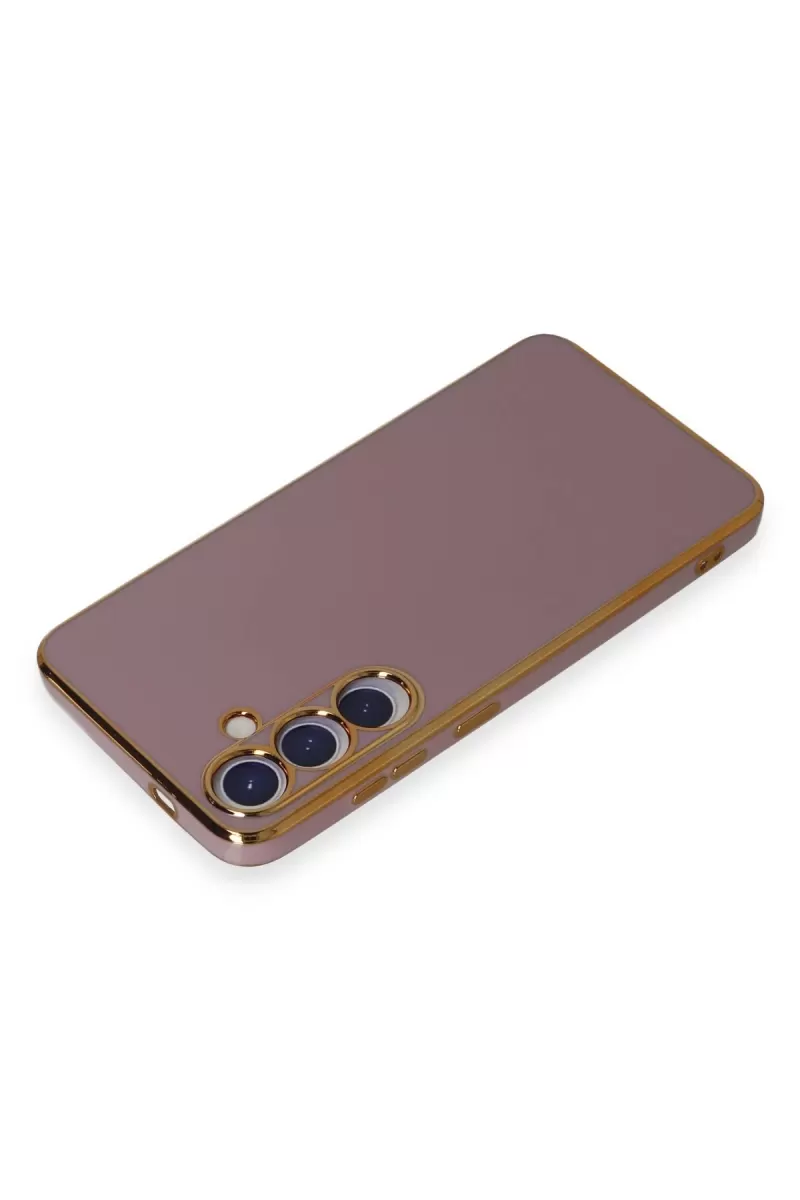 Newface Samsung Galaxy S24 Plus Kılıf Volet Silikon - Mor