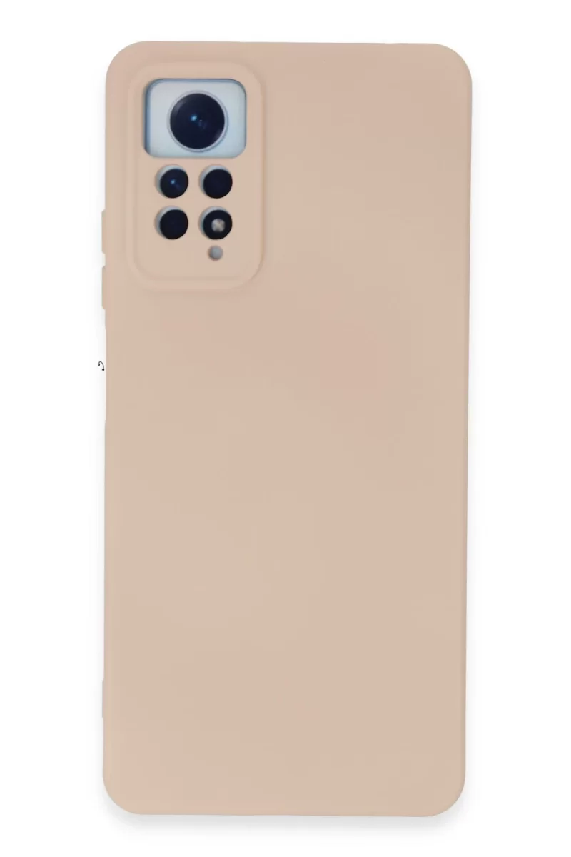 Newface Xiaomi Redmi Note 12 Pro 4G Kılıf Nano içi Kadife Silikon - Pudra