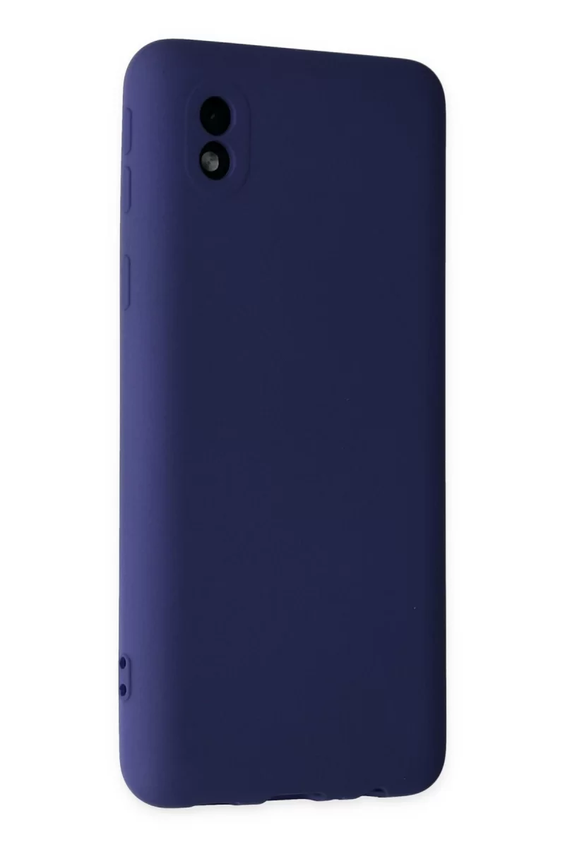 Newface Samsung Galaxy A01 Core Kılıf Nano içi Kadife Silikon - Lacivert