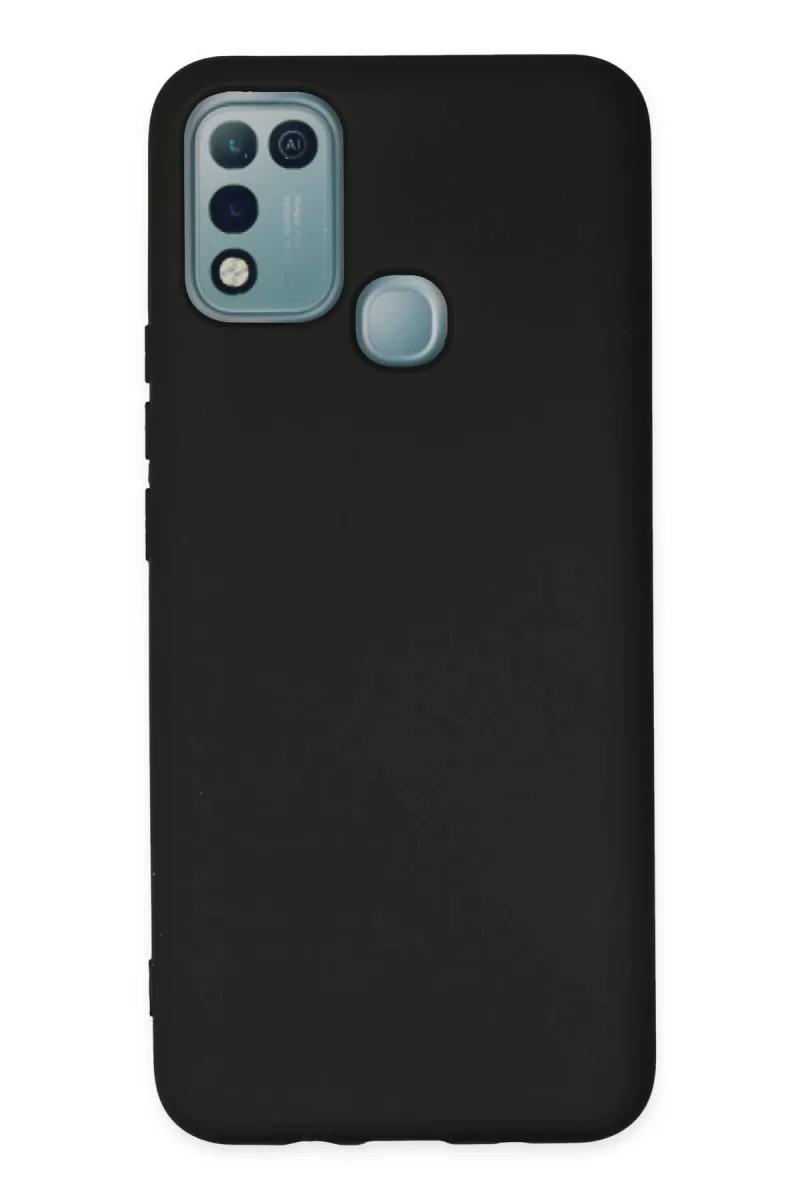 Newface İnfinix Hot 10 Play Kılıf Nano içi Kadife Silikon - Siyah