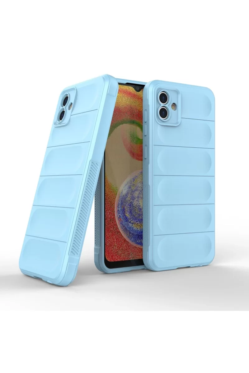 Newface Samsung Galaxy A04 Kılıf Optimum Silikon - Sky Blue