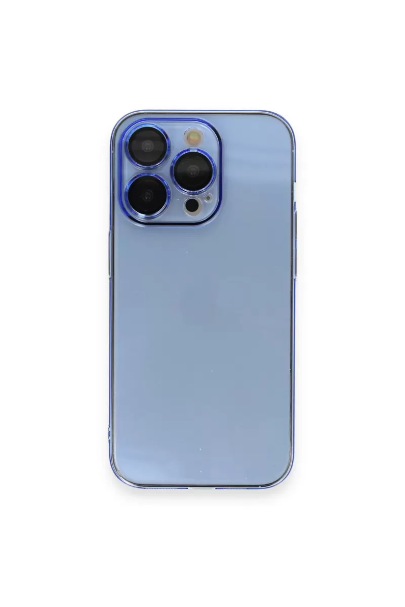 Newface Apple iPhone 14 Pro Kılıf Armada Lensli Kapak - Sierra Blue