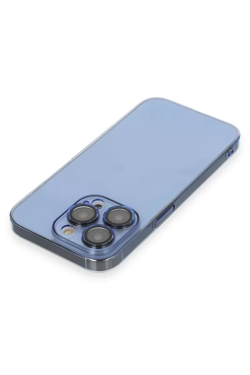 Newface Apple iPhone 14 Pro Kılıf Armada Lensli Kapak - Sierra Blue