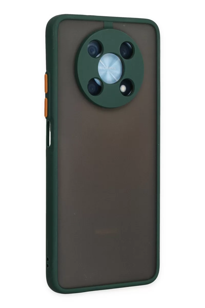 Newface Huawei Nova Y90 Kılıf Montreal Silikon Kapak - Yeşil