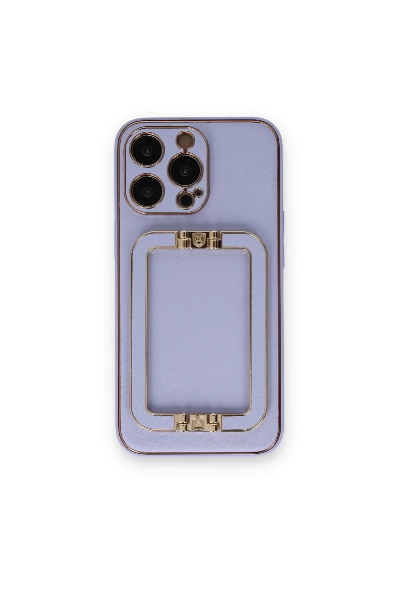 Newface Apple iPhone 14 Pro Kılıf Coco Elit Kapak - Lila