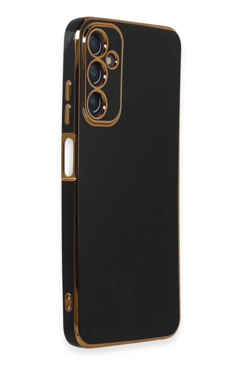 Newface Samsung Galaxy A05S Kılıf Volet Silikon - Siyah