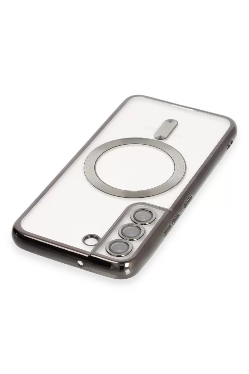 Newface Samsung Galaxy S22 Kılıf Kross Magneticsafe Kapak - Siyah