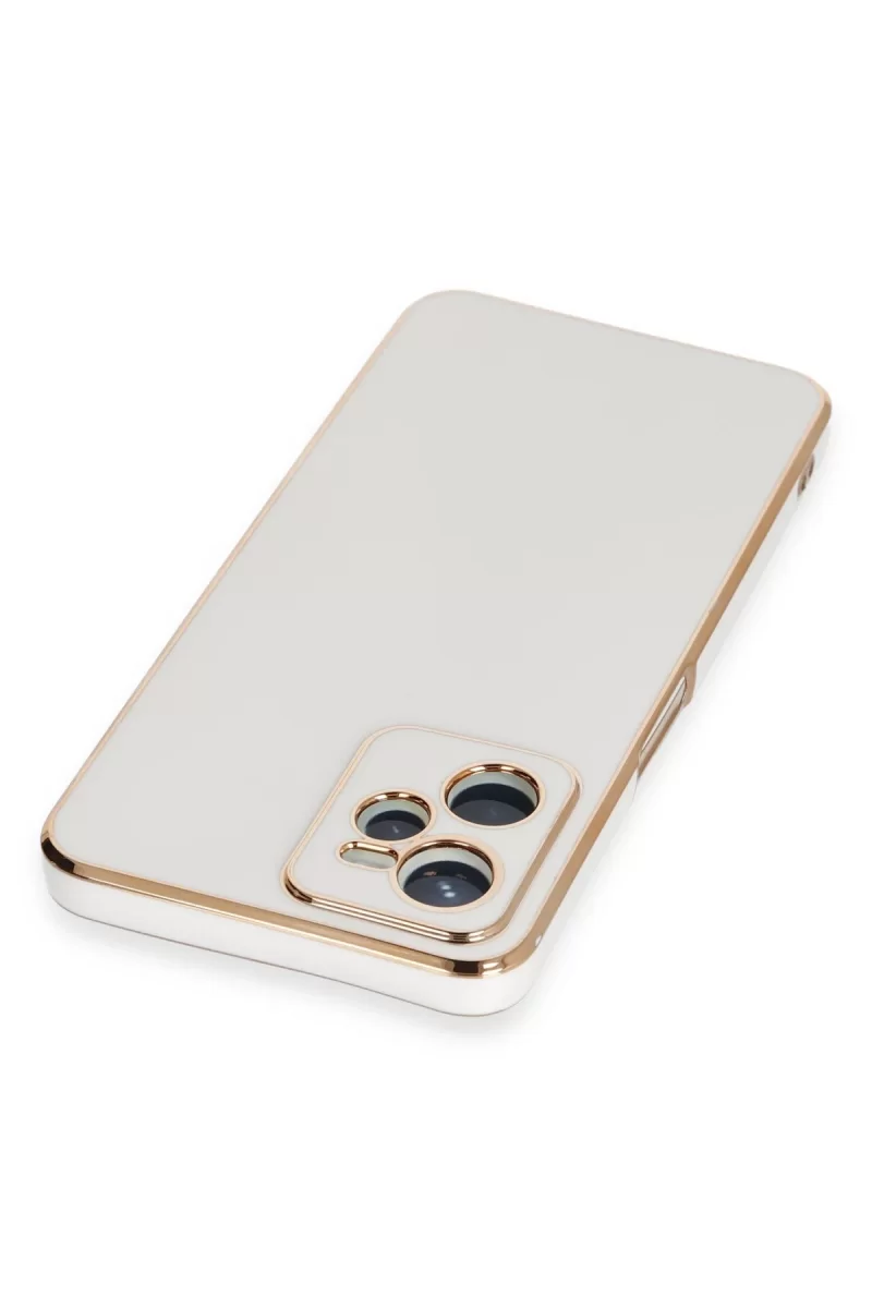 Newface Realme C35 Kılıf Volet Silikon - Beyaz