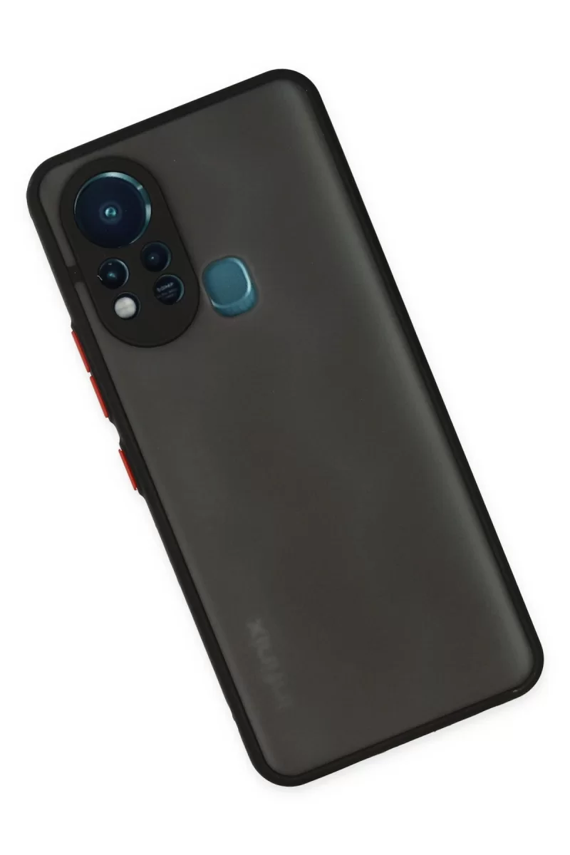 Newface İnfinix Hot 11s Kılıf Montreal Silikon Kapak - Siyah
