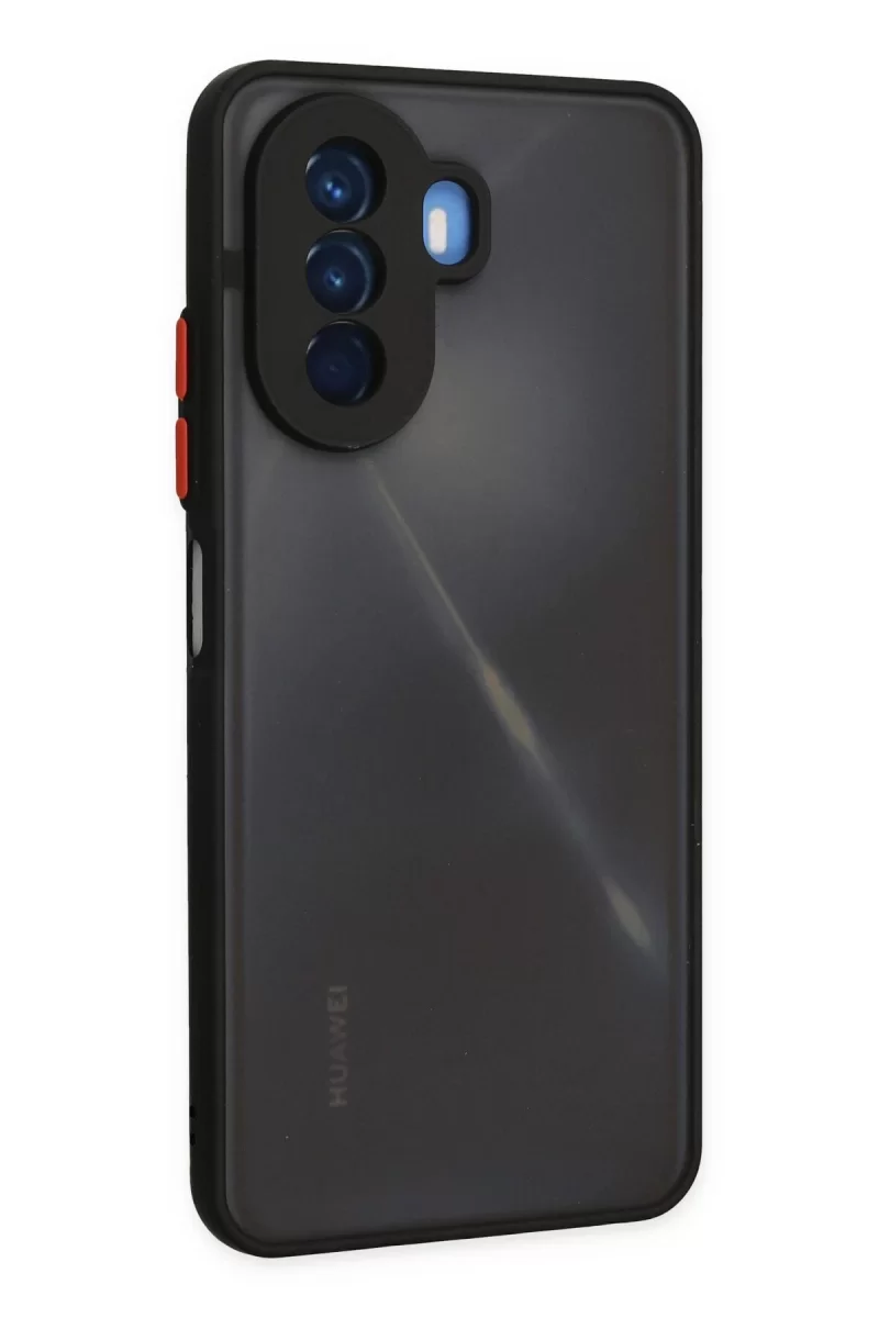 Newface Huawei Nova Y70 Kılıf Montreal Silikon Kapak - Siyah