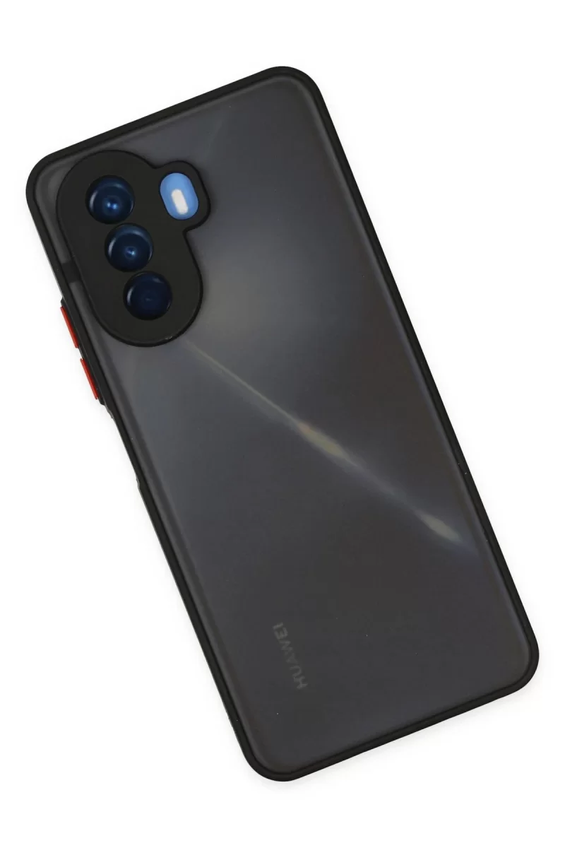 Newface Huawei Nova Y70 Kılıf Montreal Silikon Kapak - Siyah