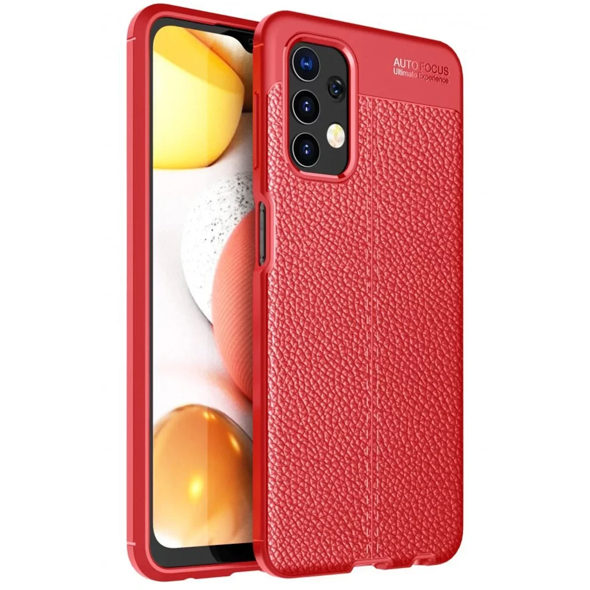 Newface Samsung Galaxy A32 Kılıf Auto Focus Kapak - Kırmızı
