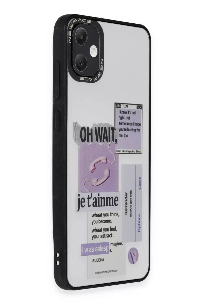 Newface Samsung Galaxy A05 Kılıf Mirror Desenli Kapak - Mirror - 4