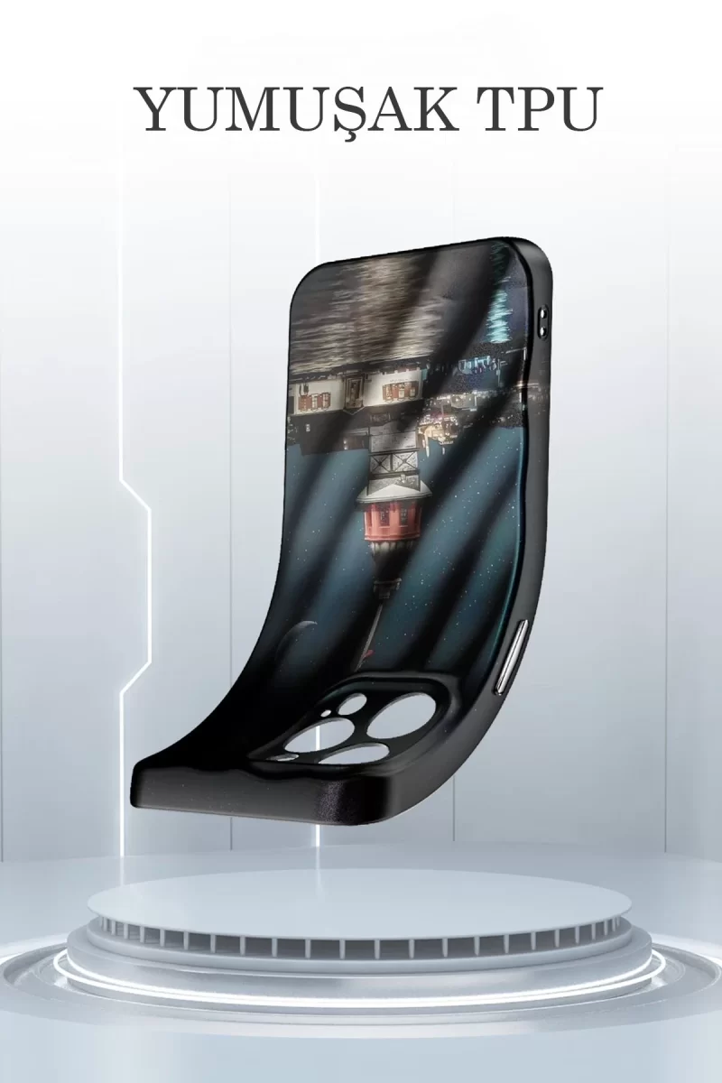 Newface Apple iPhone 14 Pro Kılıf Crew Desenli Kapak - Çiçek