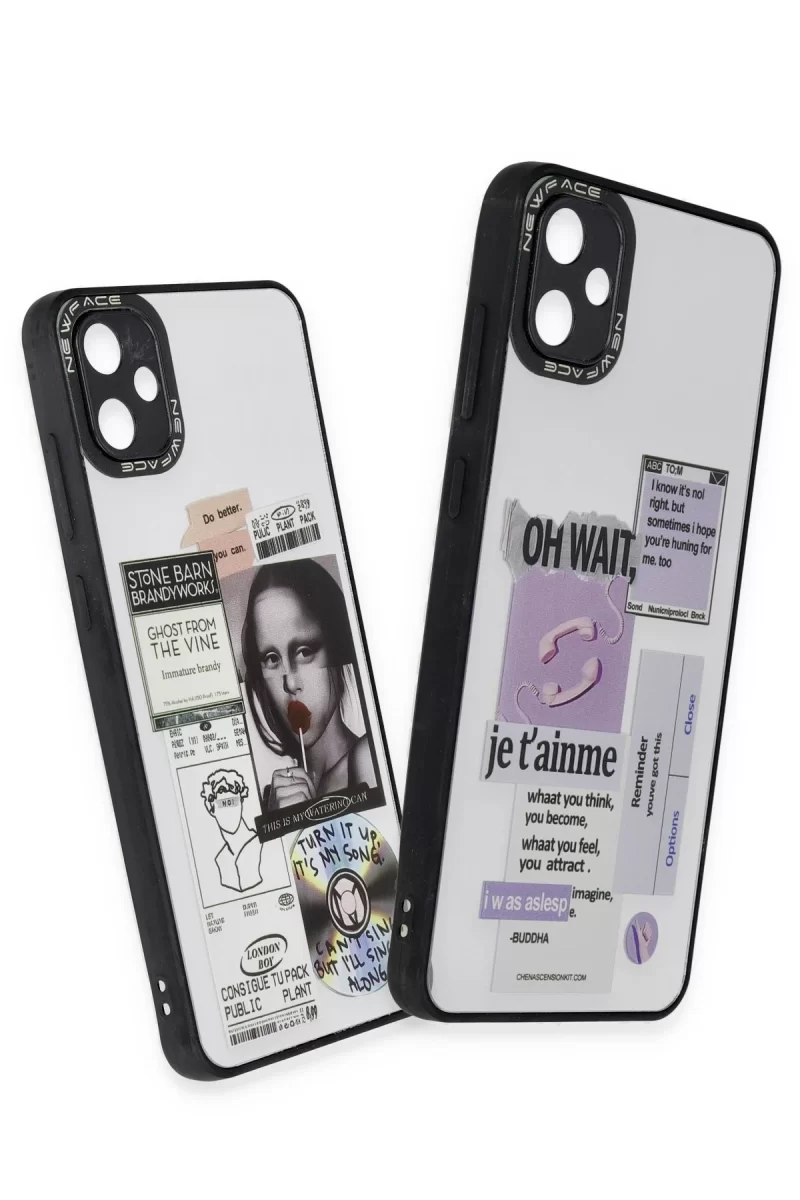 Newface Samsung Galaxy A05 Kılıf Mirror Desenli Kapak - Mirror - 13
