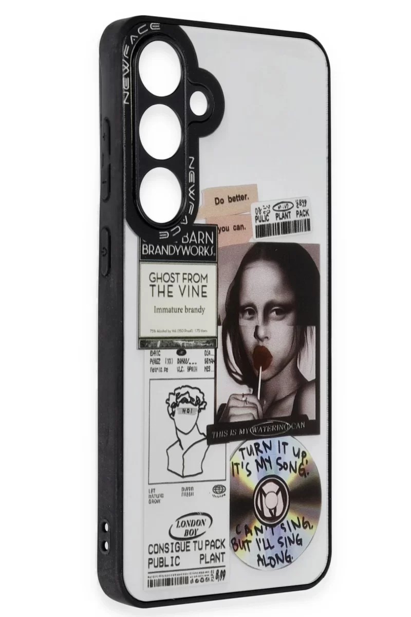 Newface Samsung Galaxy A05S Kılıf Mirror Desenli Kapak - Mirror - 2