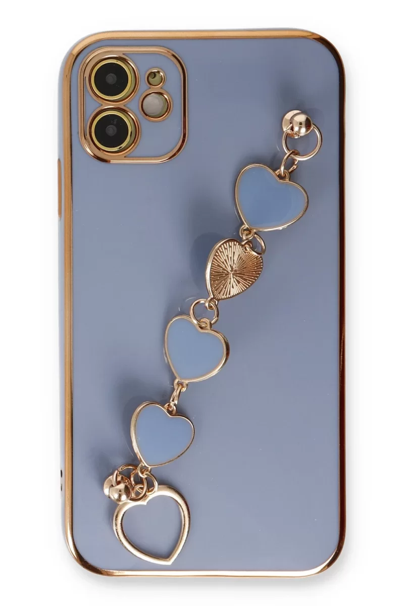 Newface Apple iPhone 12 Kılıf Esila Silikon - Gri