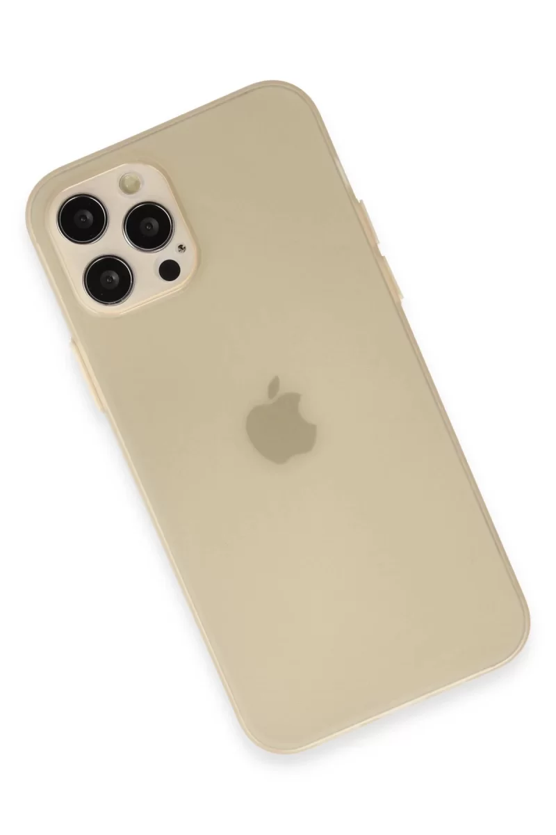 Newface Apple iPhone 12 Pro Max Kılıf Puma Silikon - Gold