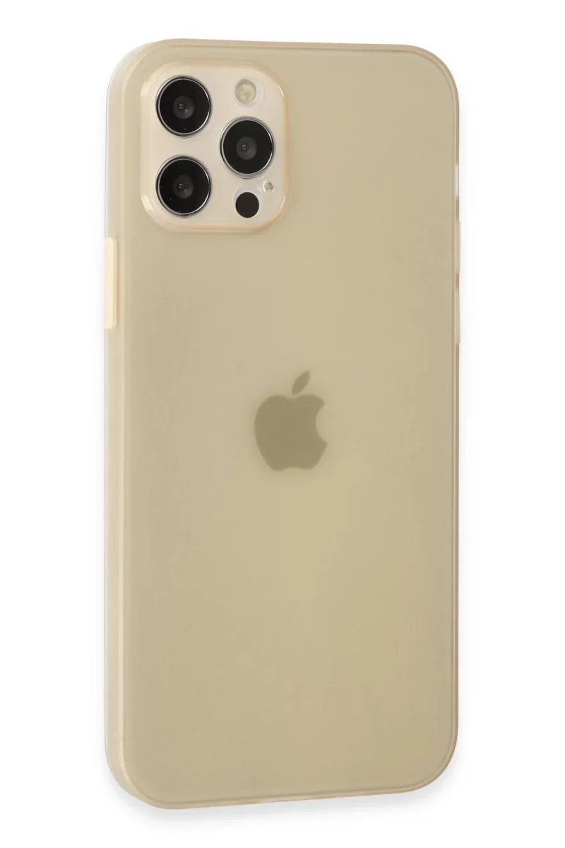 Newface Apple iPhone 12 Pro Max Kılıf Puma Silikon - Gold