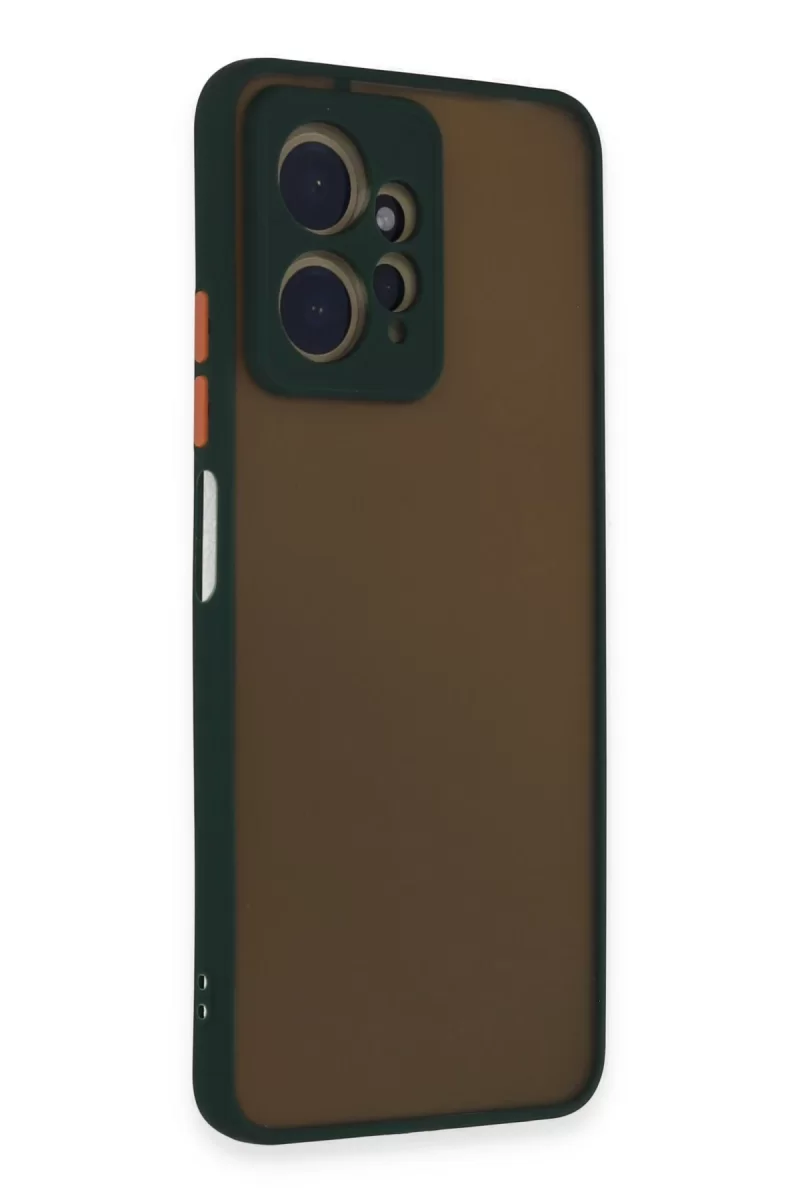 Newface Xiaomi Redmi Note 12 4G Kılıf Montreal Silikon Kapak - Yeşil