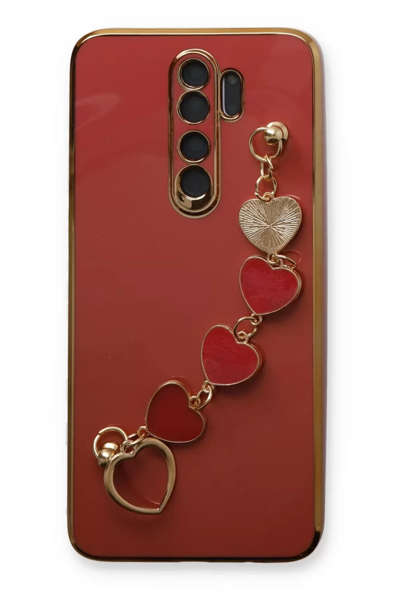 Newface Xiaomi Redmi Note 8 Pro Kılıf Esila Silikon - Kırmızı
