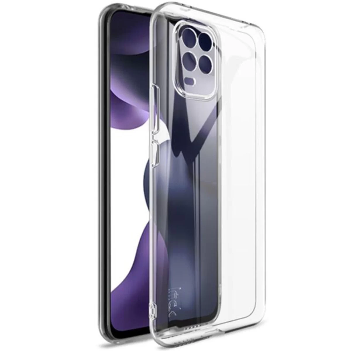 Newface Xiaomi Mi 10 Lite Kılıf Lüx Şeffaf Silikon - Şeffaf