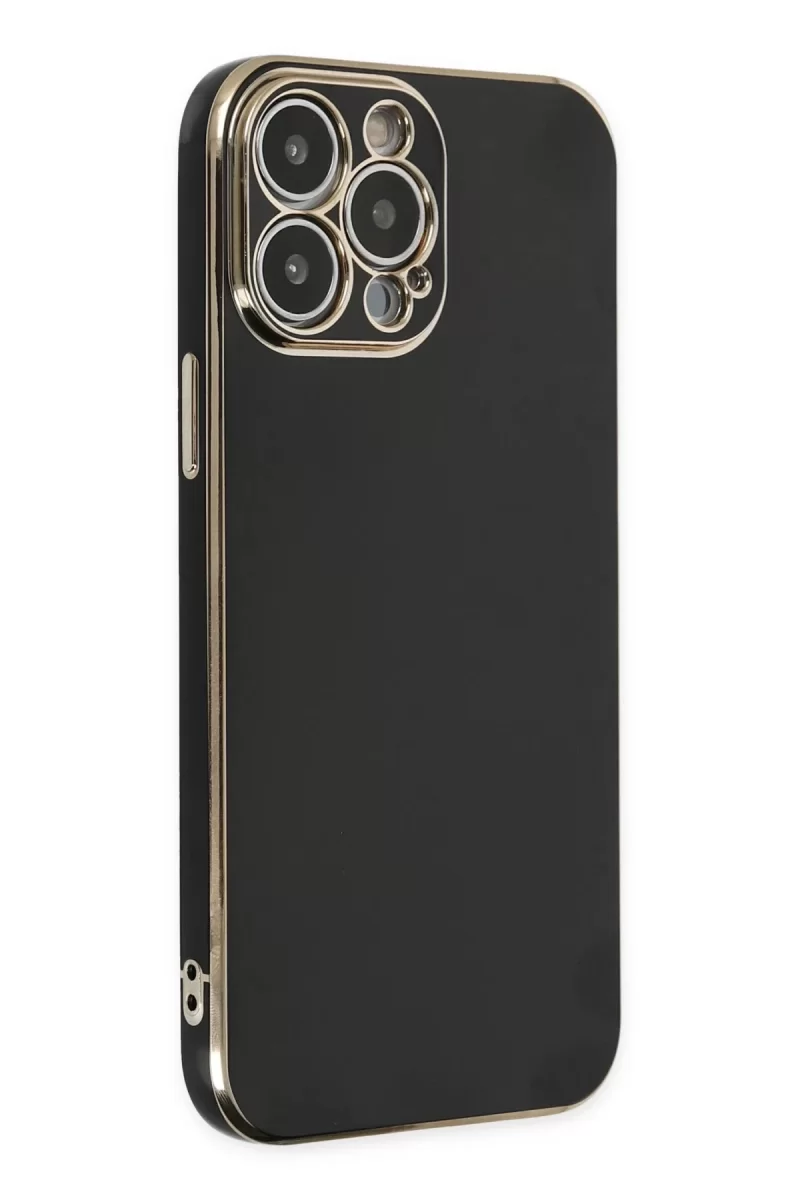 Newface Apple iPhone 14 Pro Kılıf Volet Silikon - Siyah