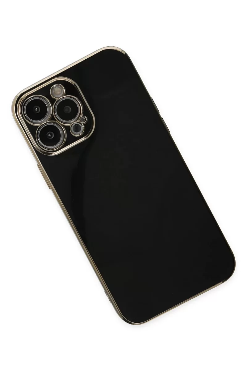 Newface Apple iPhone 14 Pro Kılıf Volet Silikon - Siyah