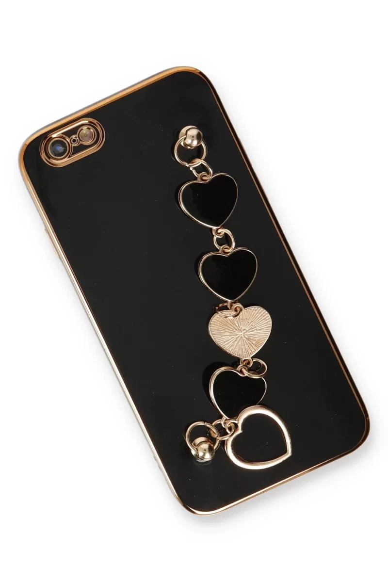 Newface Apple iPhone 6 Kılıf Esila Silikon - Siyah