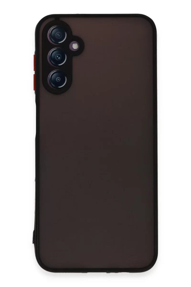 Newface Samsung Galaxy A14 4G Kılıf Montreal Silikon Kapak - Siyah