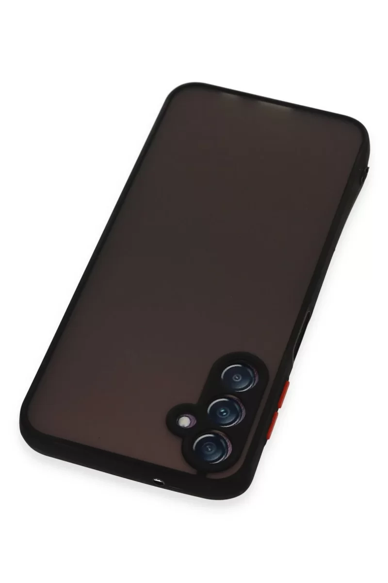 Newface Samsung Galaxy A14 4G Kılıf Montreal Silikon Kapak - Siyah