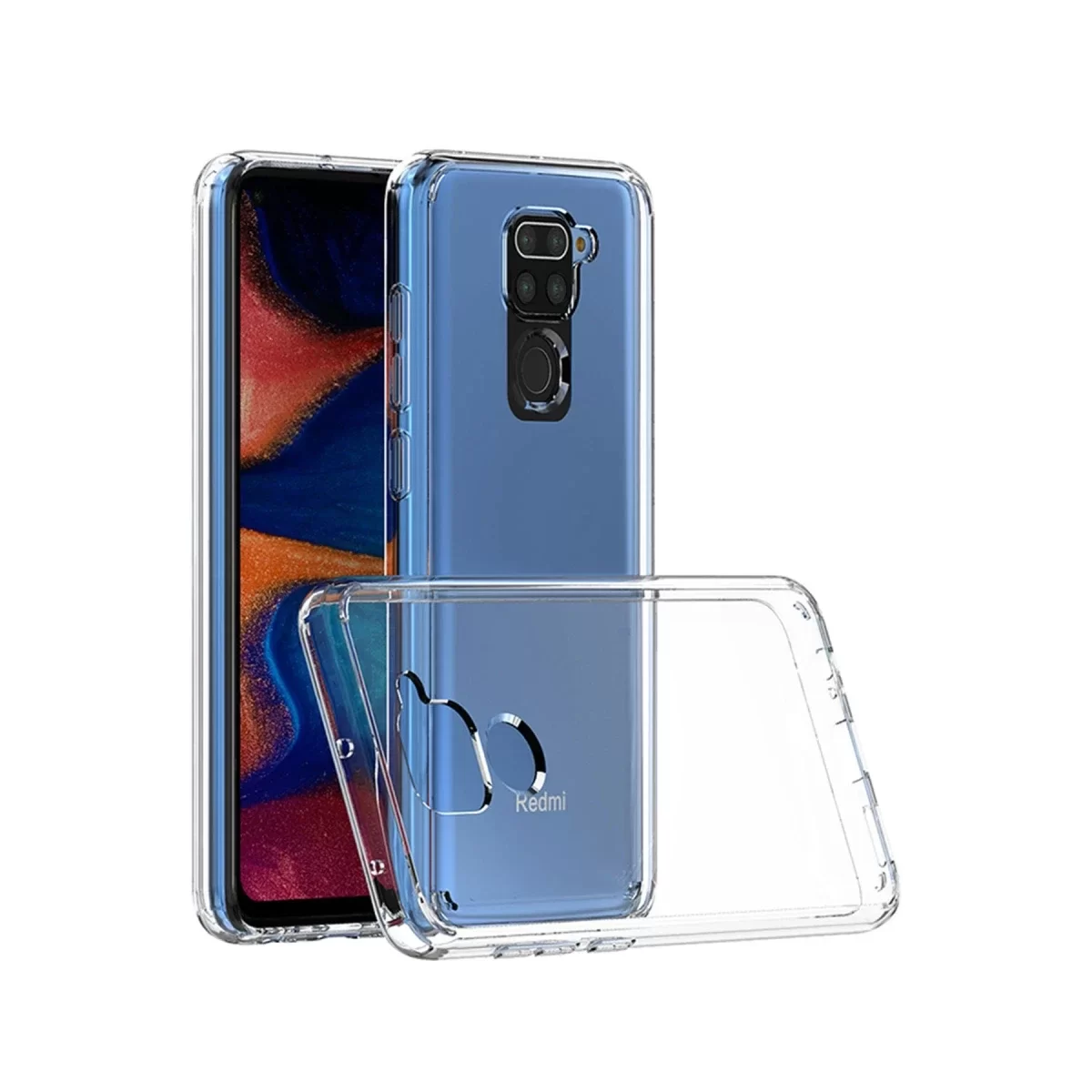 Newface Xiaomi Redmi Note 9 Kılıf Lüx Şeffaf Silikon - Şeffaf