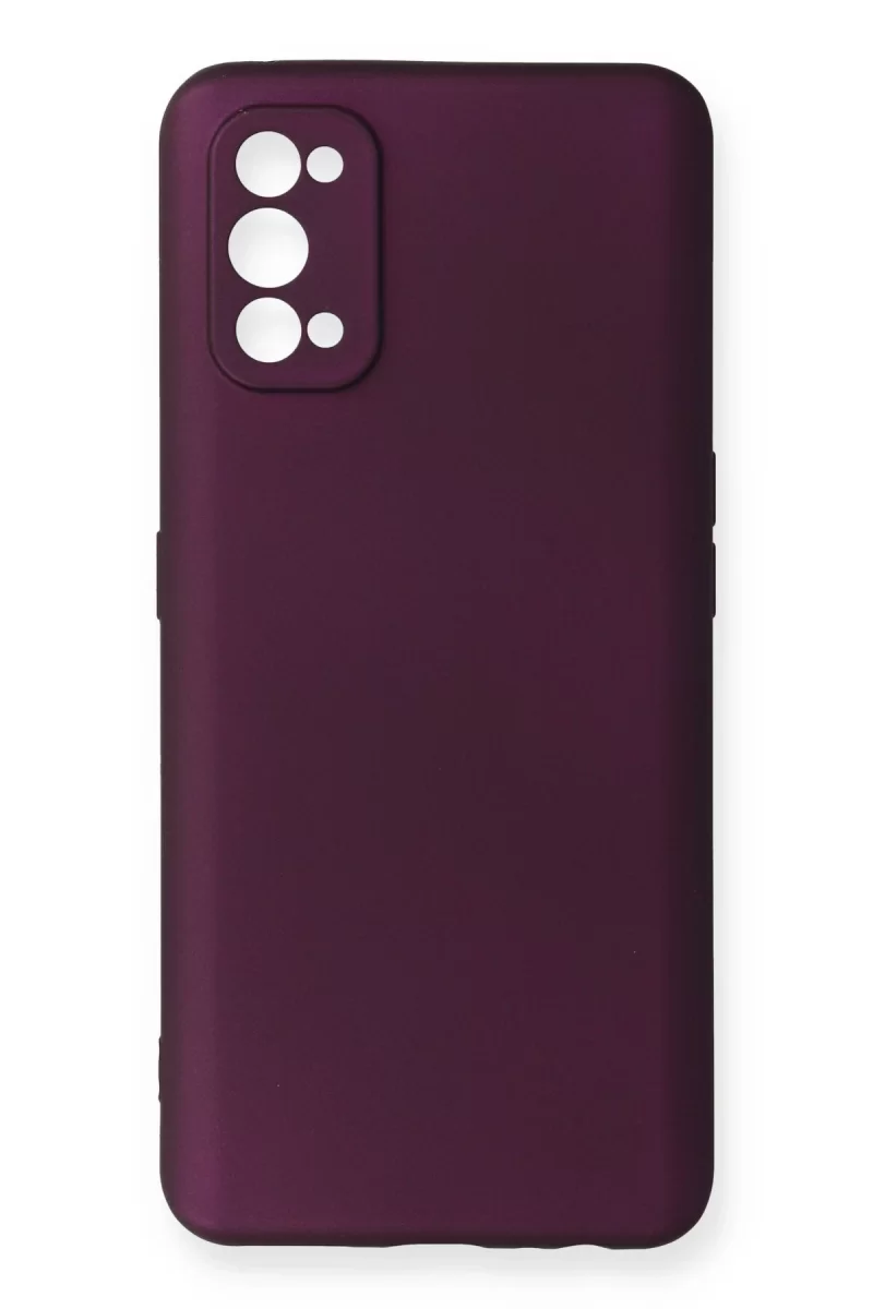 Newface Realme 7 Pro Kılıf First Silikon - Mürdüm