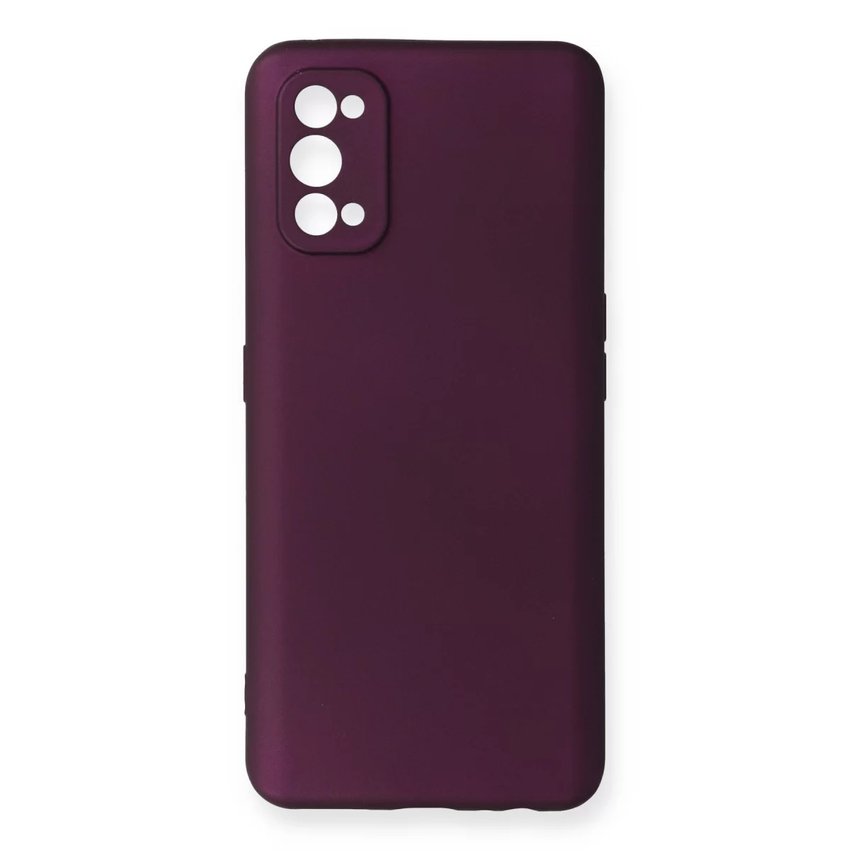 Newface Realme 7 Pro Kılıf First Silikon - Mürdüm