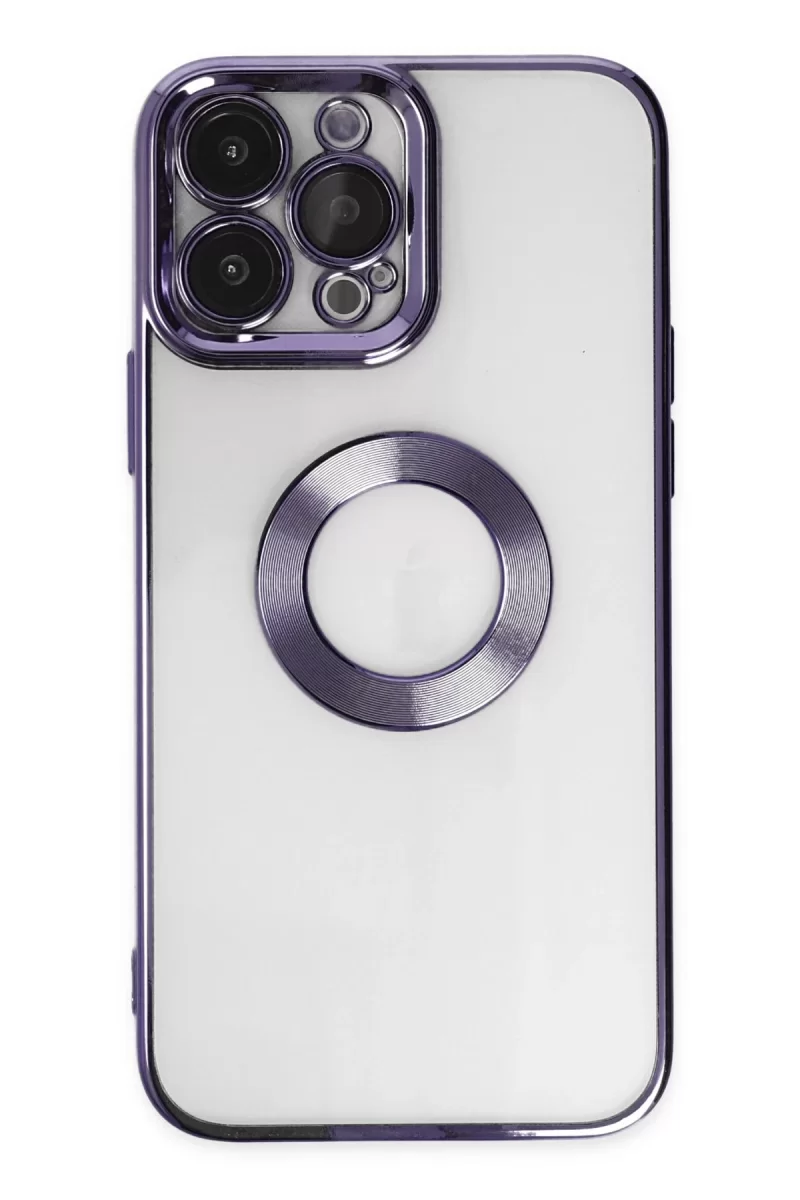 Newface Apple iPhone 14 Pro Kılıf Slot Silikon - Mor