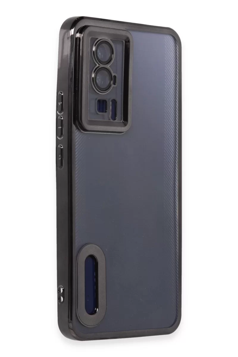 Newface Xiaomi Poco F5 Pro Kılıf Slot Silikon - Siyah