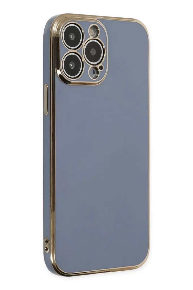 Newface Apple iPhone 14 Pro Kılıf Volet Silikon - Mavi