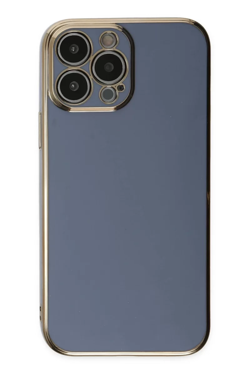 Newface Apple iPhone 14 Pro Kılıf Volet Silikon - Mavi
