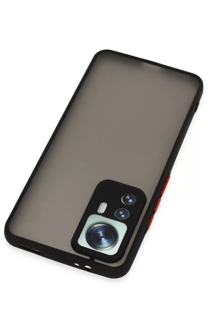 Newface Xiaomi Mi 12T Pro Kılıf Montreal Silikon Kapak - Siyah