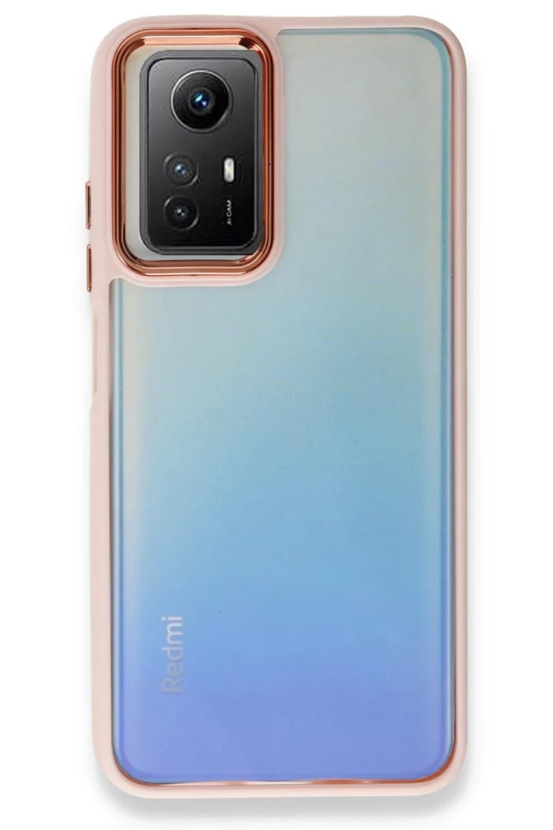 Newface Xiaomi Redmi Note 12S Kılıf Dora Kapak - Pudra