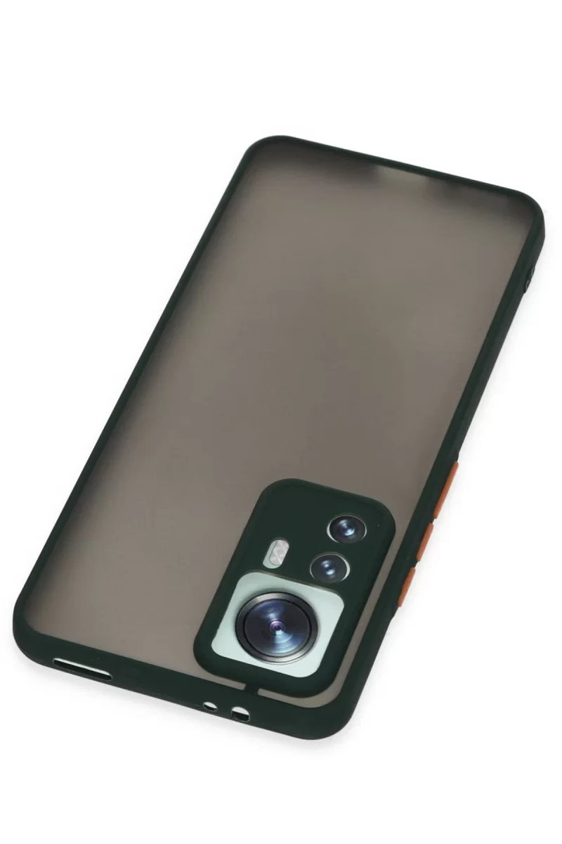 Newface Xiaomi Mi 12T Pro Kılıf Montreal Silikon Kapak - Yeşil