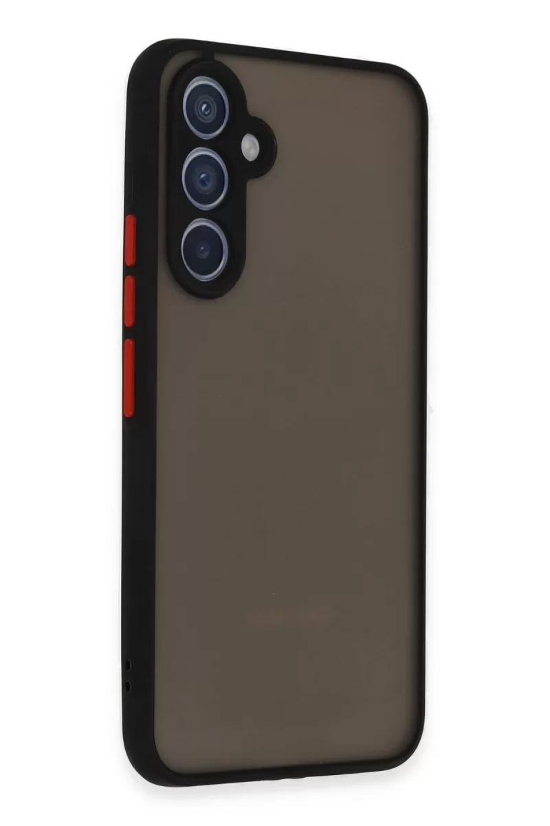 Newface Samsung Galaxy A34 5G Kılıf Montreal Silikon Kapak - Siyah